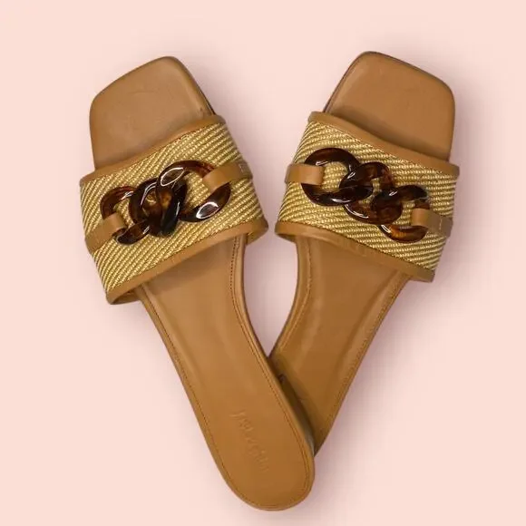 J. McLaughlin Adima Sandal Slip-ons Women Leather Sz 11 - Picture 2 of 10